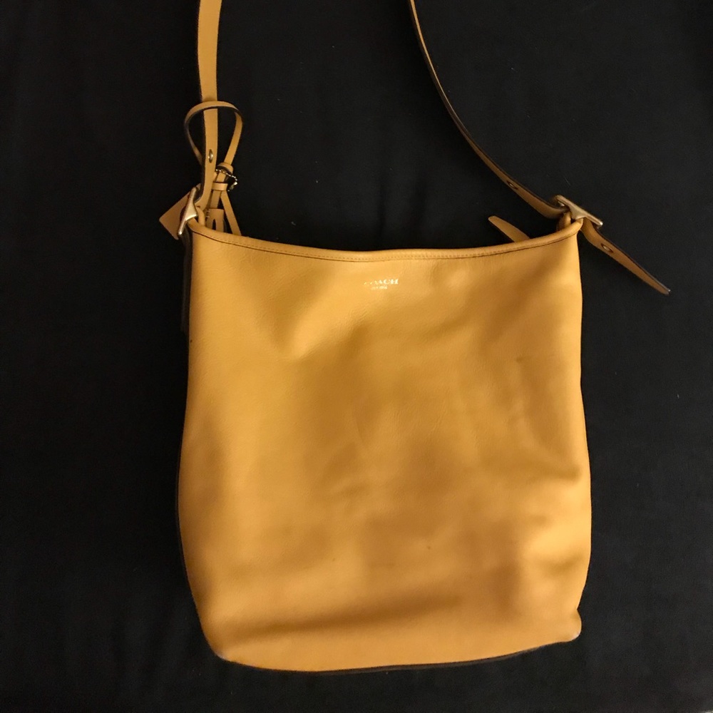 Coach leather purse